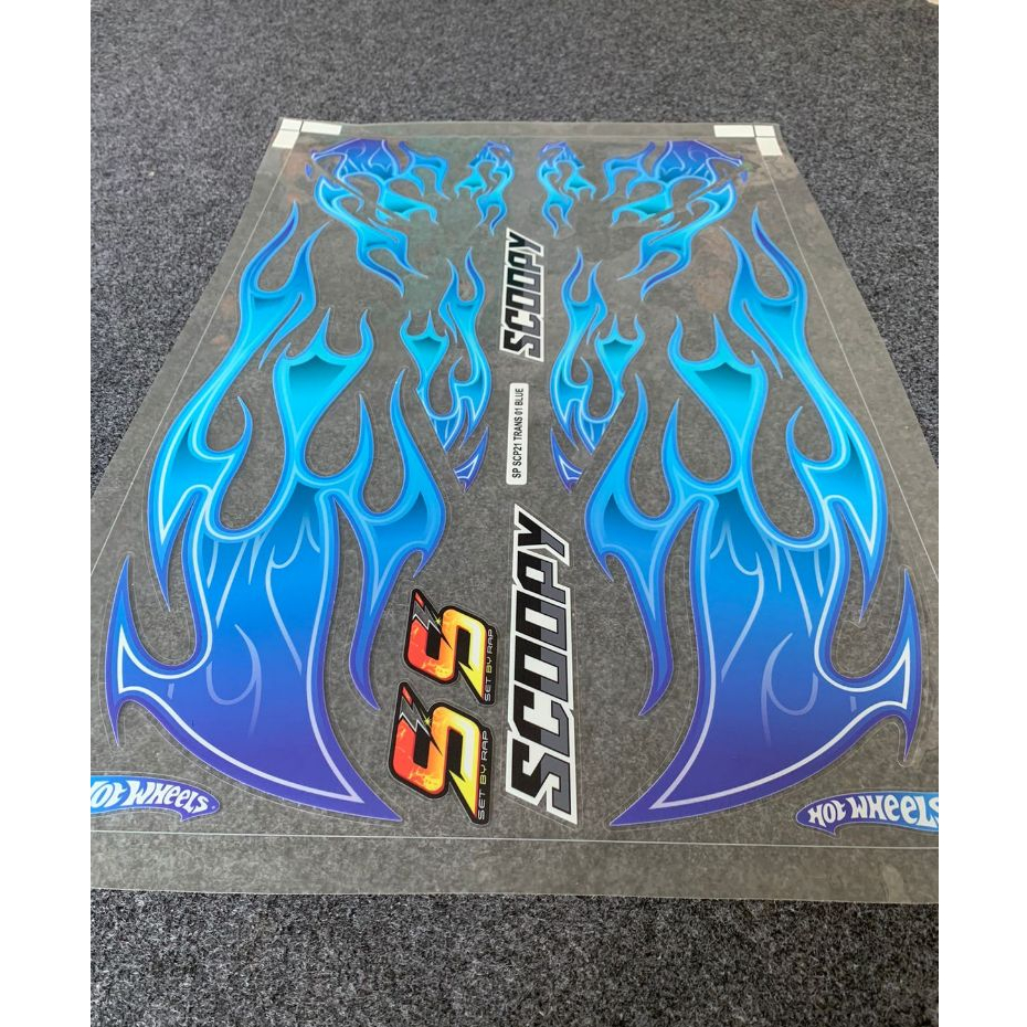 STRIPING API SCOOPY TRANSPARAN STICKER SCOOPY STYLISH 2019 STIKER DECAL SCOOPY 2023 VARIASI SCOOPY 2