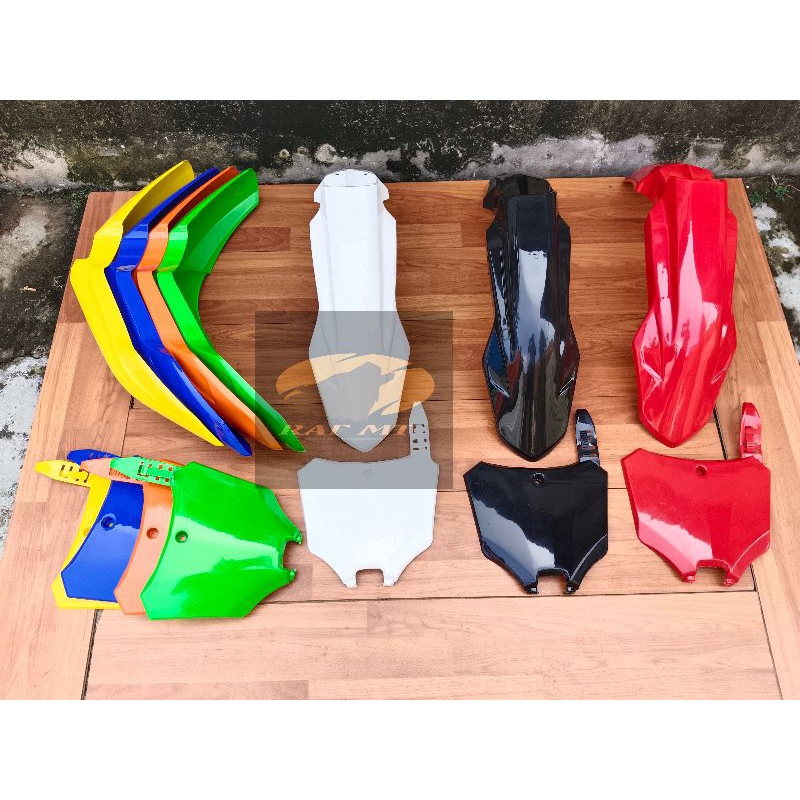 PAKET 2ITEM SPAKBOR DEPAN CRF 450  set supermoto crf 150l SLEBOR DEPAN CRF 450 FRONT FENDER CRF 450 