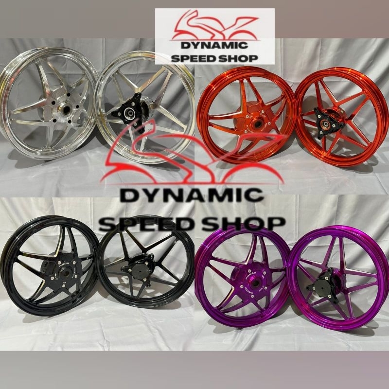 VELG VND V SPEED AEROX V1&V2 YAMAHA  VELG BINTANG AEROX X1R velg vnd vspeed aerox connected velg vnd
