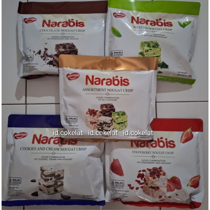 

NARAYA NARABIS NOUGAT CRIPS KUE KERING 200GR