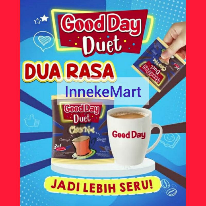 

Good Day Duet Kopi Choco Nut Coffee Goodday