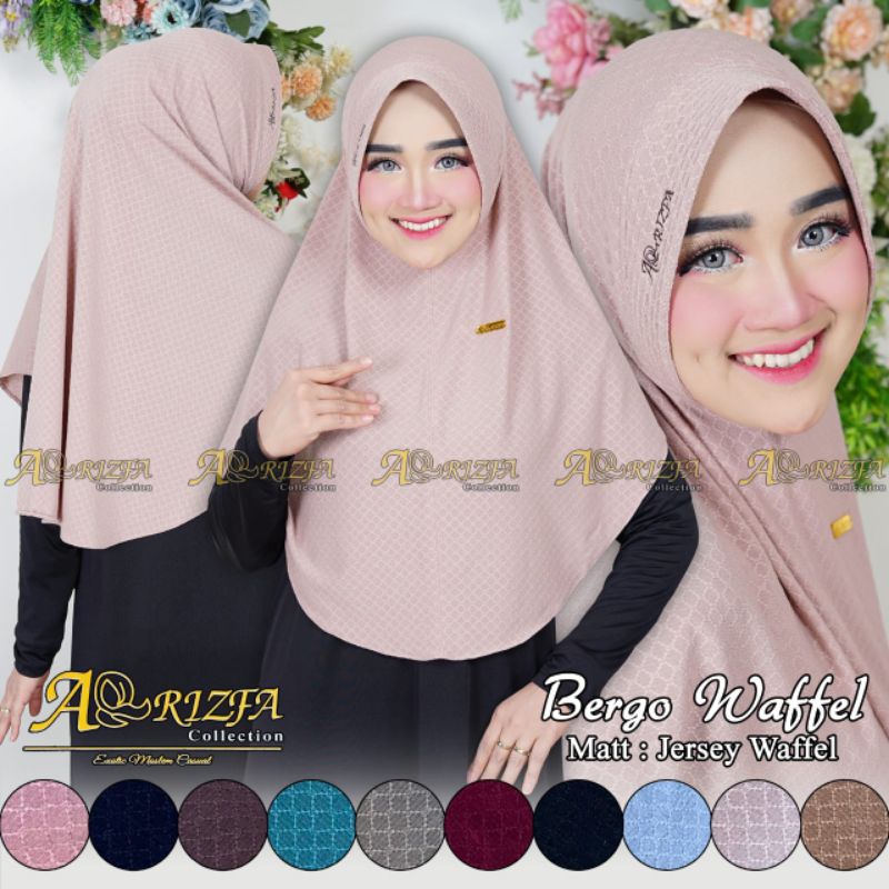 HIJAB INSTAN BERGO WAFFEL by RIZWA HIJAB