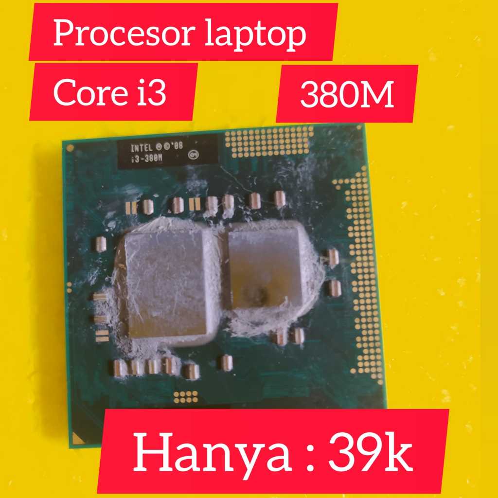 Procesor Laptop core i3 380m