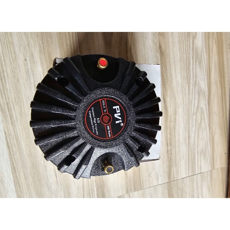 Driver Tweeter PVI D51 Twetter PVI D51-3 Ti Original VC 2 inchi 300 Watt Model Drat Bisa Spool Ulang