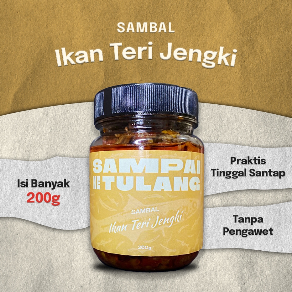 

Sambal Ikan Teri Jengki - Sampai ke Tulang