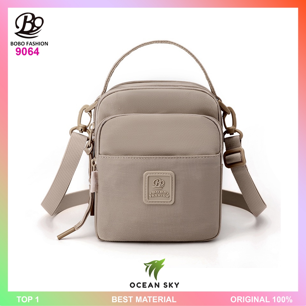 Tas selempang BOBO FASHION 9064 tas selempang wanita import waterproof tas wanita terbaru