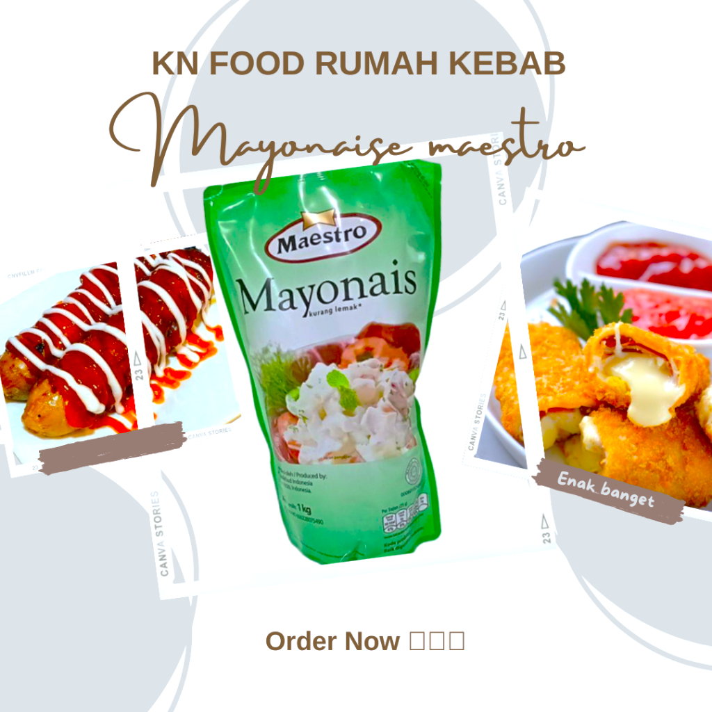 

KHUSUS GOJEK -1 Dus Mayonaise Maestro -10Kg - Mayonaise Maestro.