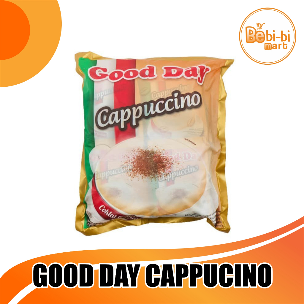 

Good Day Cappucino 25 gram isi 10 sachet