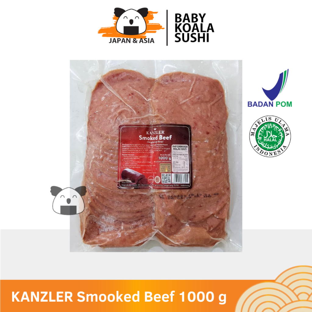 

KANZLER Smoked Beef 1 Kg Halal | Daging Asap