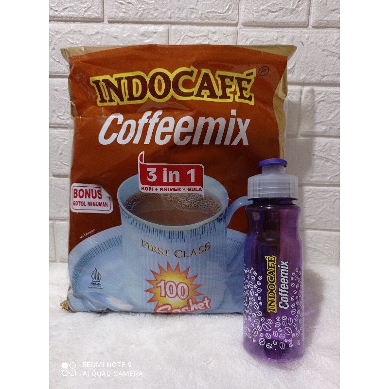 

Indocafe Coffeemix (100 sachet x 20 gram) Hadiah Botol Minum