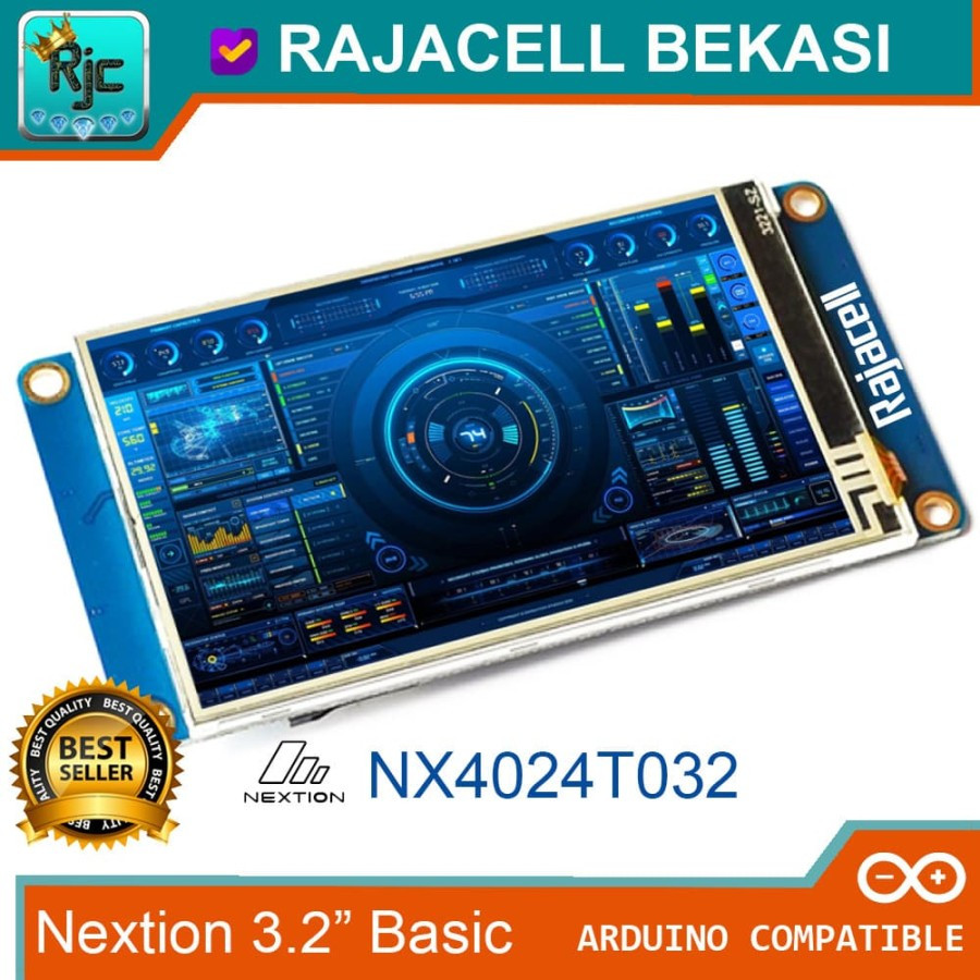 Nextion 3.2" HMI UART LCD TFT + Touchscreen for Arduino Rasbpi