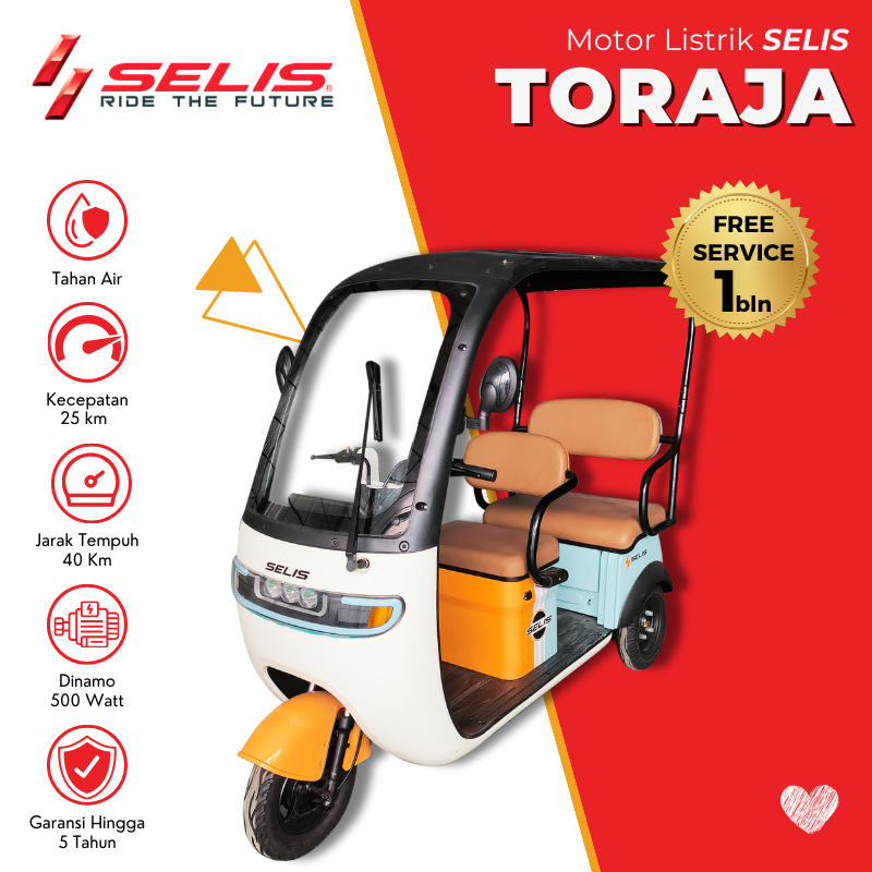 SELIS - Motor listrik Toraja ( Roda 3 )