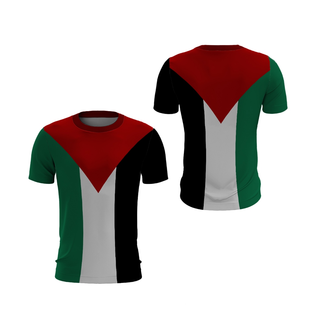 [Riashop] Kaos FREE PALESTINA | T Shirt Pria FREE PALESTINA | Kaos 3D FREE PALESTINA FullPrint