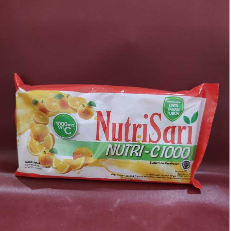 

Nutrisari Nutri C-1000 60gr (isi 10pcs) - Minuman Bubuk