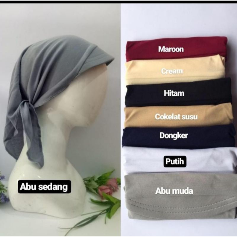 ciput topi/ciput segitiga dengan pet/ciput kaos/inner kerudung