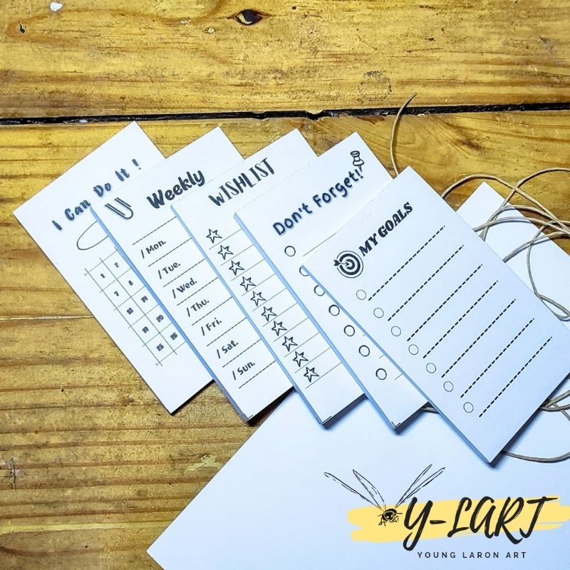 

Y-Lart Memo pad/Sticky Note/Kertas memo/Note pad buku mini Reminder 50 Lembar