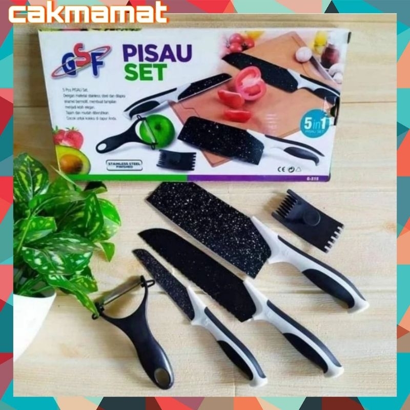 

pisau set hitam ceramic GSF G-515