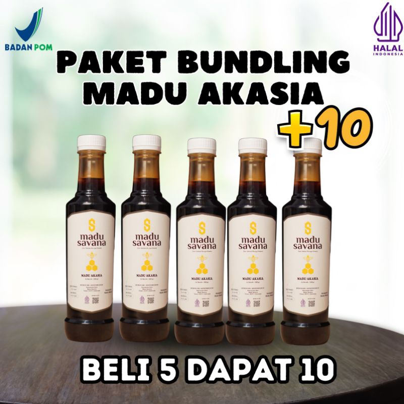 

Madu Savana Akasia Paket Promo Usaha 10 Botol