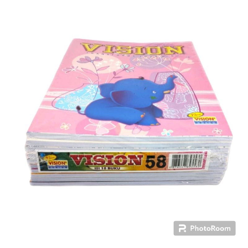 

Buku Tulis Vision 58 Lembar 1 Pak 10 Buku