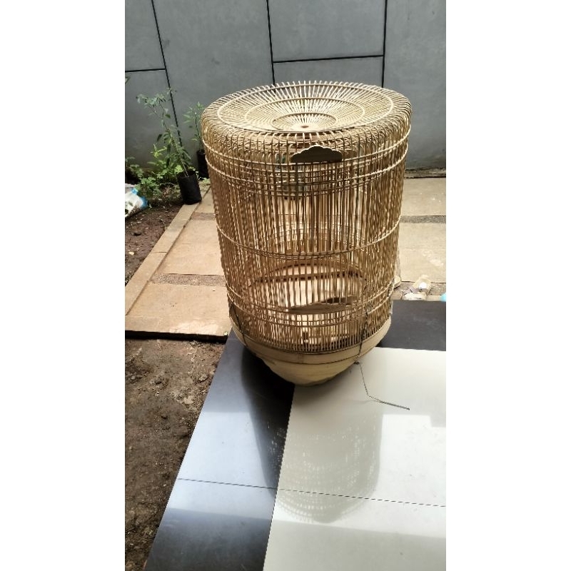 SANGKAR MURAI MENTAHAN 1 SET ISI 3 SANGKAR