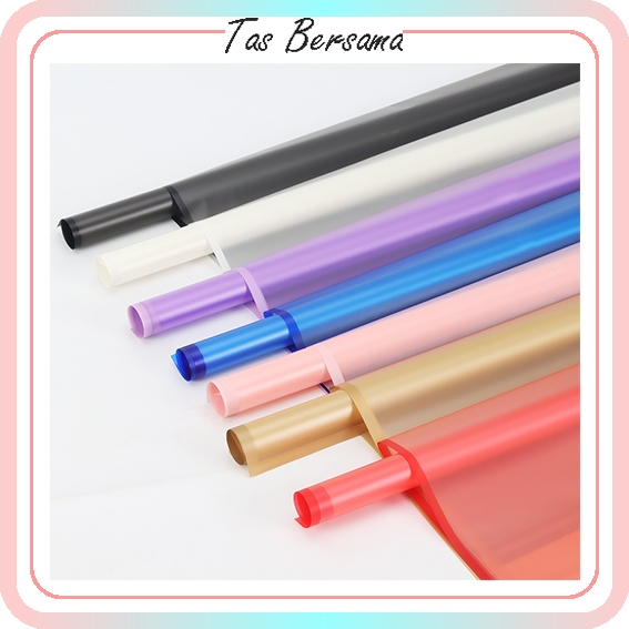 

Kertas Bunga Transparant List vFlower Wrapping Cellophane Line Small Color KB05
