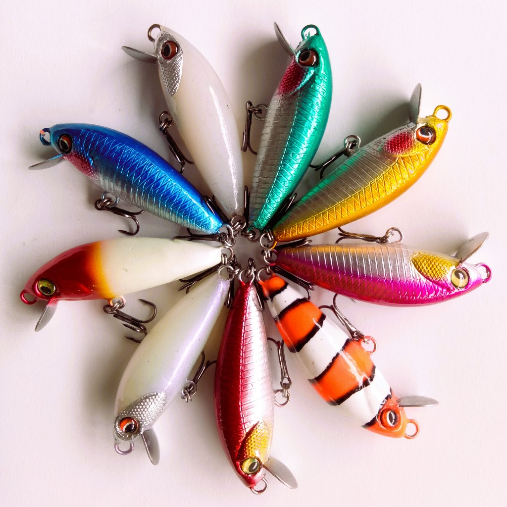 Minnow Sinking 8 gram Mafia Water Umpan Pancing Casting Hampala Baby GT Kerapu Handmade by Fakelure