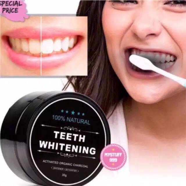 Teeth whitening organic charcoal ori
