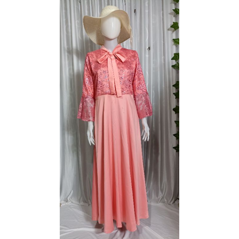 DRESS GAMIS MUSLIM BROKAT TILE