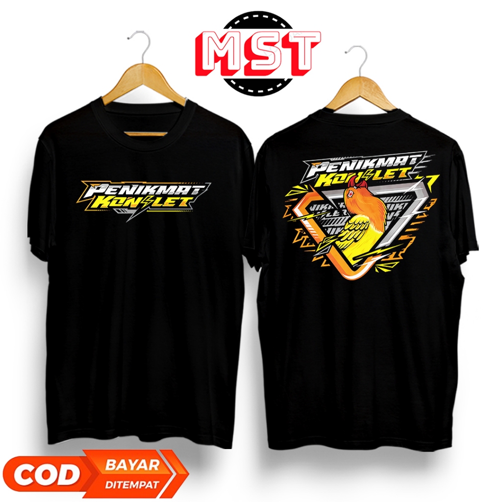KAOS PENIKMAT KONSLET KAOS DISTRO KAOS MURAH KAOS TERBARU ATASAN PRIA WANITA COTTON COMBAD 30S COD