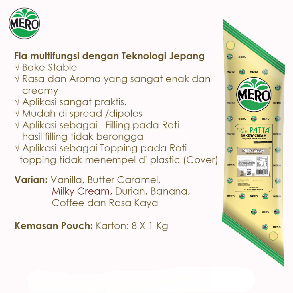 

HG Le Patta Bakery Cream 1 Kg