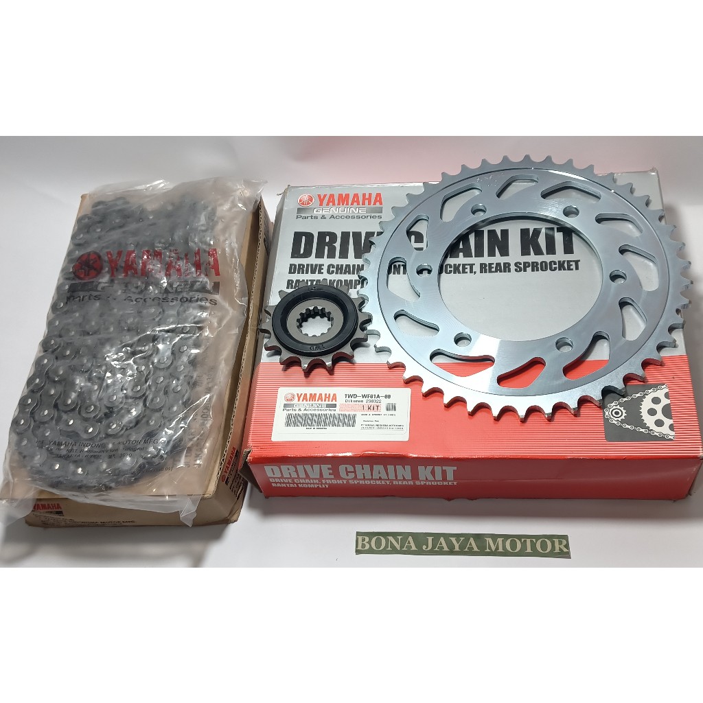 GEAR SET R25/MT 25 ASLI YAMAHA 1WD-WF01A-00