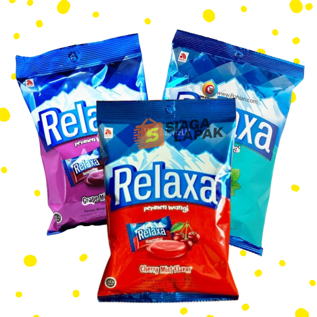 

Permen Relaxa Mint 125gr Aneka Varian Cherry Grape barley