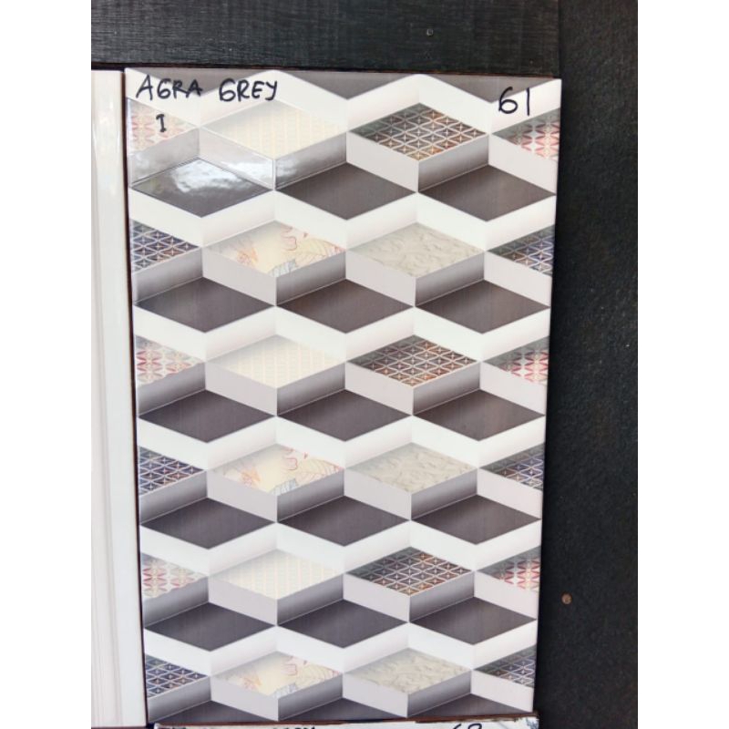 Keramik dinding 3 dimensi 25x40