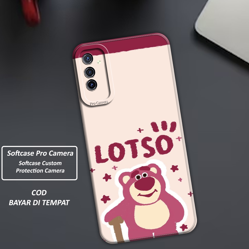 Softcase Pro Camera Case Hp Samsung Galaxy A24 4G Fashion Softcase Case Boneka Lotso Terbaru  - Untu