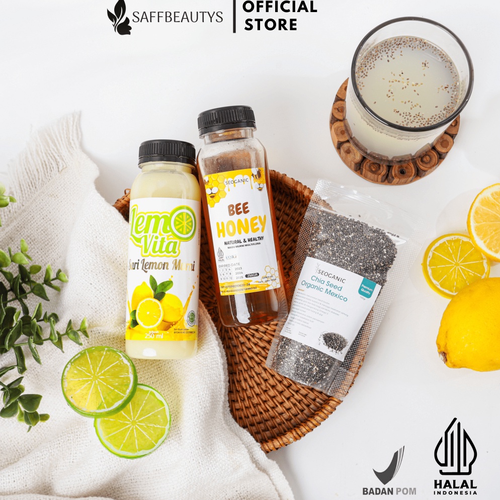 

New Deal Paket Diet Lemon Chia Seed 100gr & Lemovita 250ml