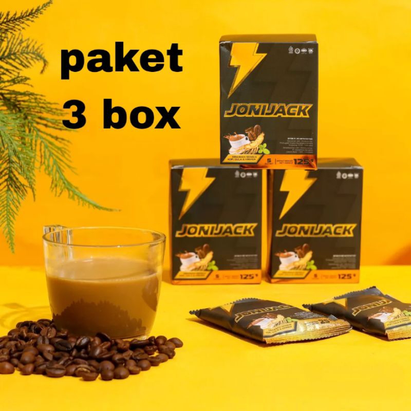 

Kopi Jonijack 3 box isi 15 sachet