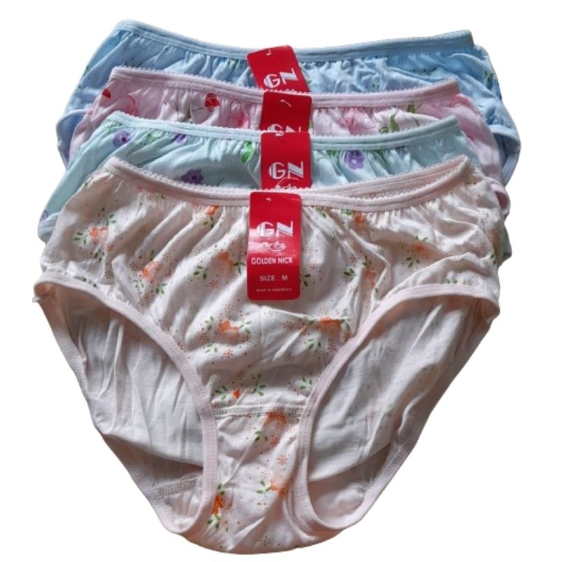 CD WANITA GOLDEN NICK MOTIF BUNGA