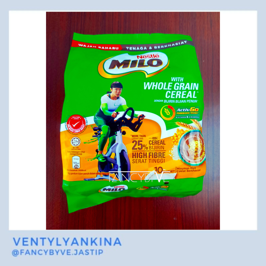 

MILO WITH WHOLE GRAIN CEREAL (ORIGINAL JASTIP MALAYSIA) -READY STOCK -