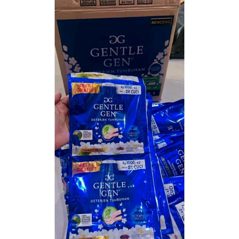 Gentle Gen detergent cair sachet 80ml isi 16pcs
