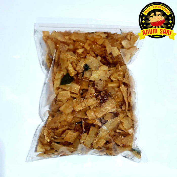 

Mangleng Bumbu Rujak Pedas / Keripik Singkong 450 Gram - Anum Sari