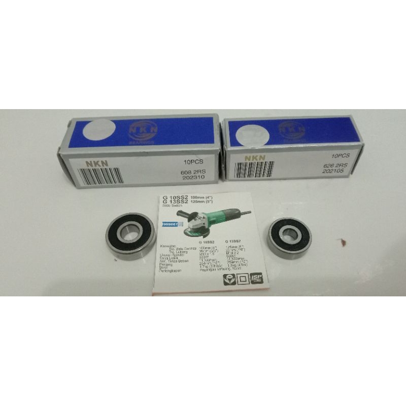 sepaket bearing gerinda hitachi g10ss(NKN)aher mesin grinda hitachi g10ss-hikoki