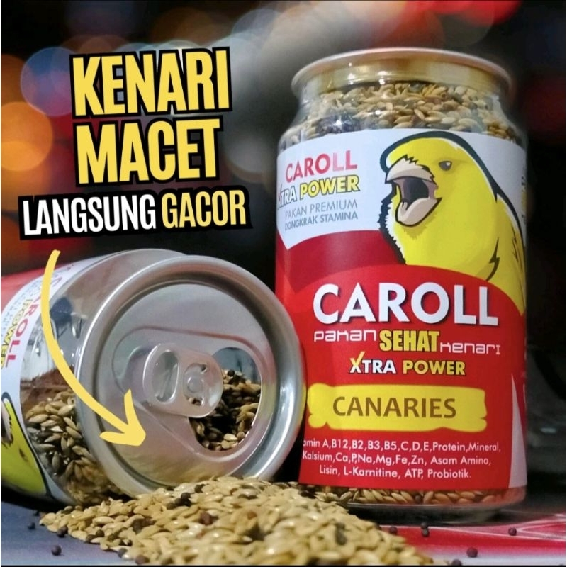 CAROLL KENARI pakan penggacor kenari