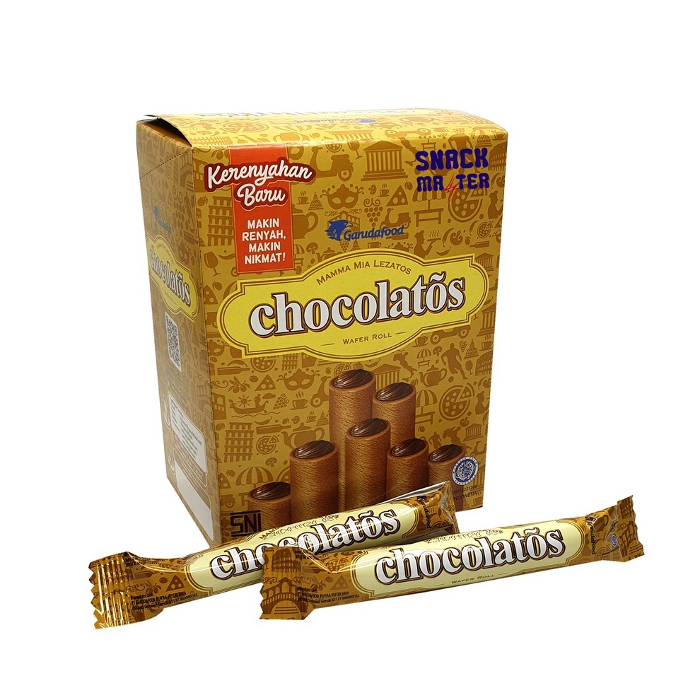 

Cuma hari ini Chocolatos Classic Wafer Roll - Netto 24 bks x 8.5gr