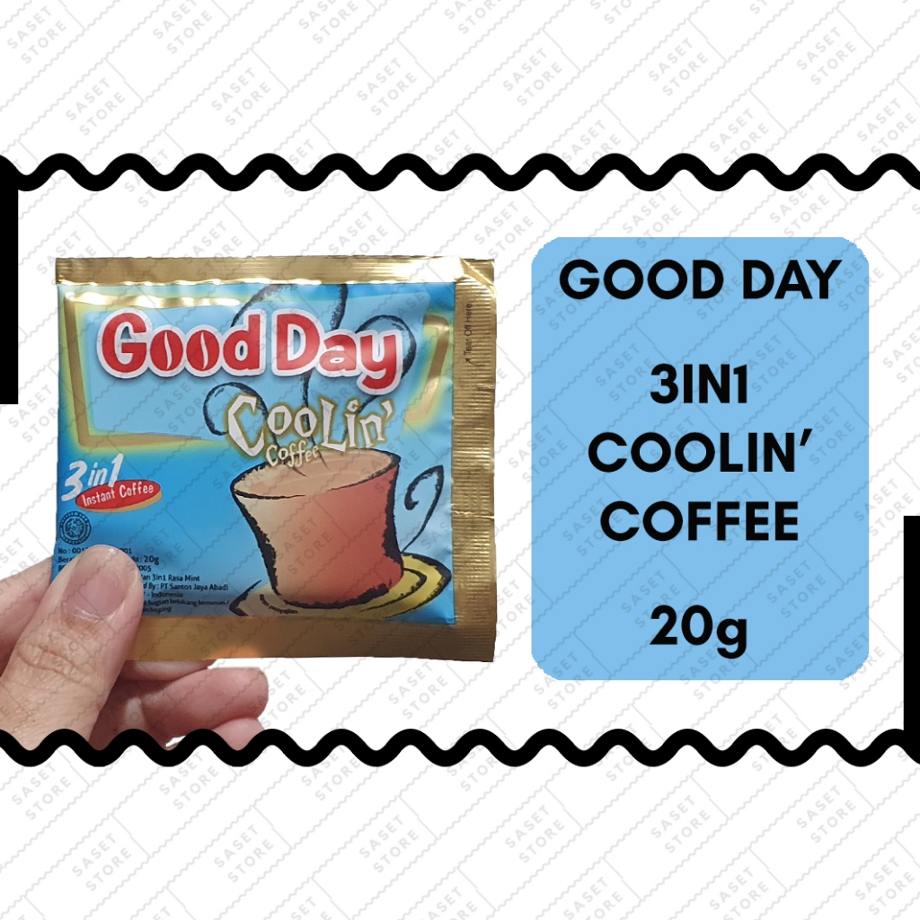 

Good Day Coolin Coffee 20g Sachet Kopi Instan Serbuk 3in1 Mint