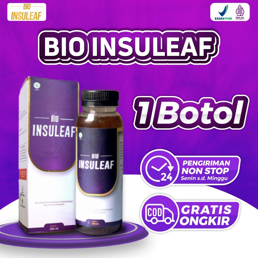 

Yuk di order BIO INSULEAF - Herbal Efektif Membantu Menurunkan Gula Darah Tanpa Efek Samping