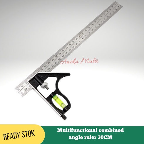 

Model Terkini.. Penggaris Besi Sudut / Penggaris Besi Siku Meter WATERPASS 30 cm TVV