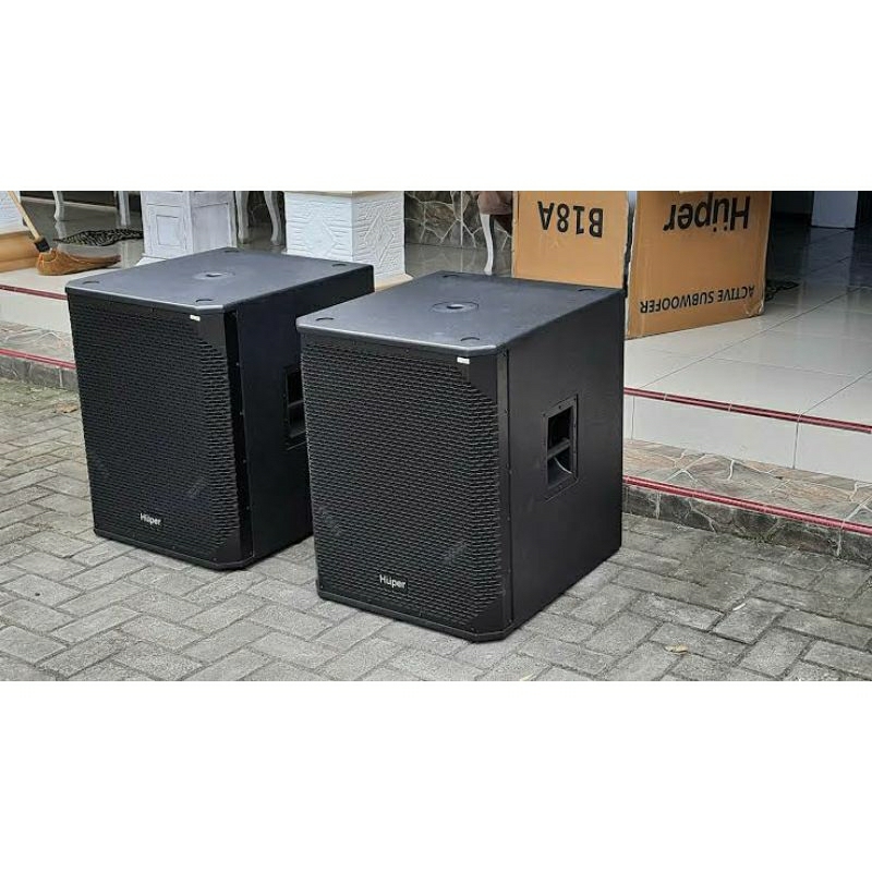 Subwoofer aktif huper B18 A original garansi resmi