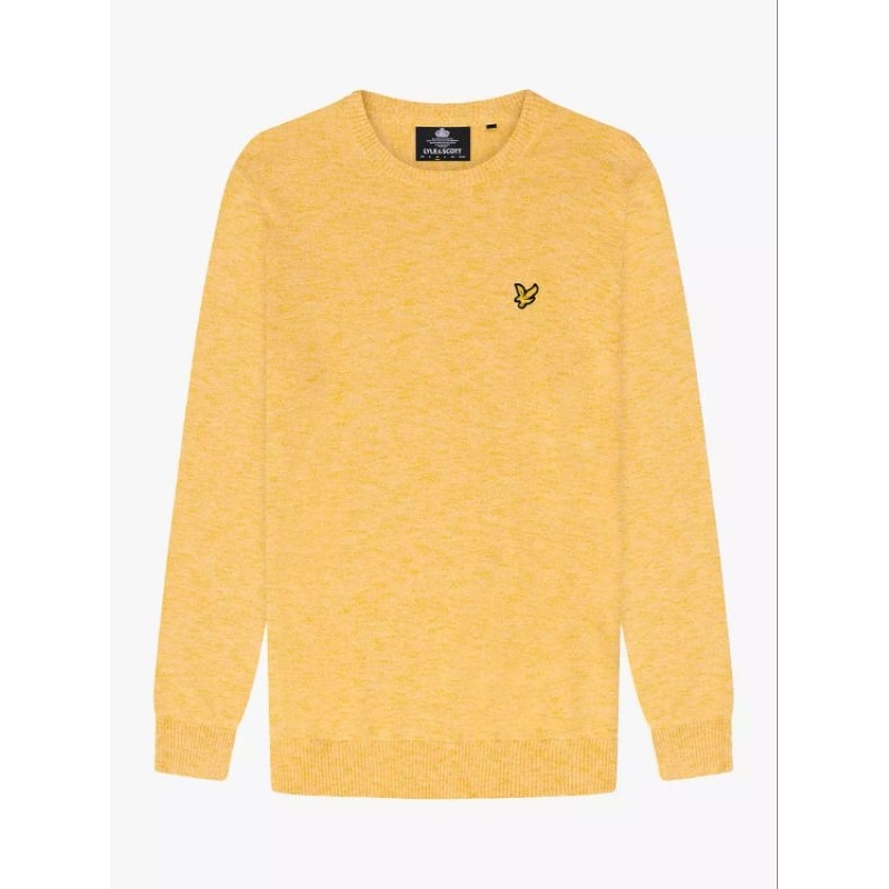 Lyle and Scott Crewneck Jumper Sunflower Original