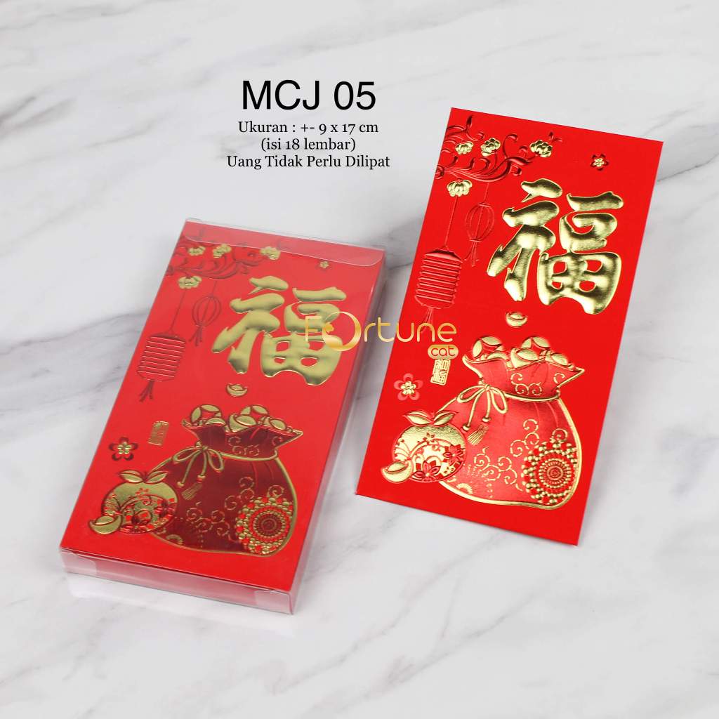 

Angpao Kertas Imlek 2026 Set Kotak Mika Fu Mini Pendek Panjang Isi Banyak Terbaru