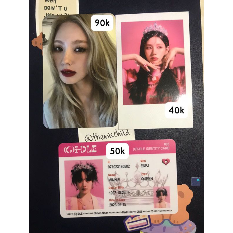Photocard Polaroid Idcard Gidle